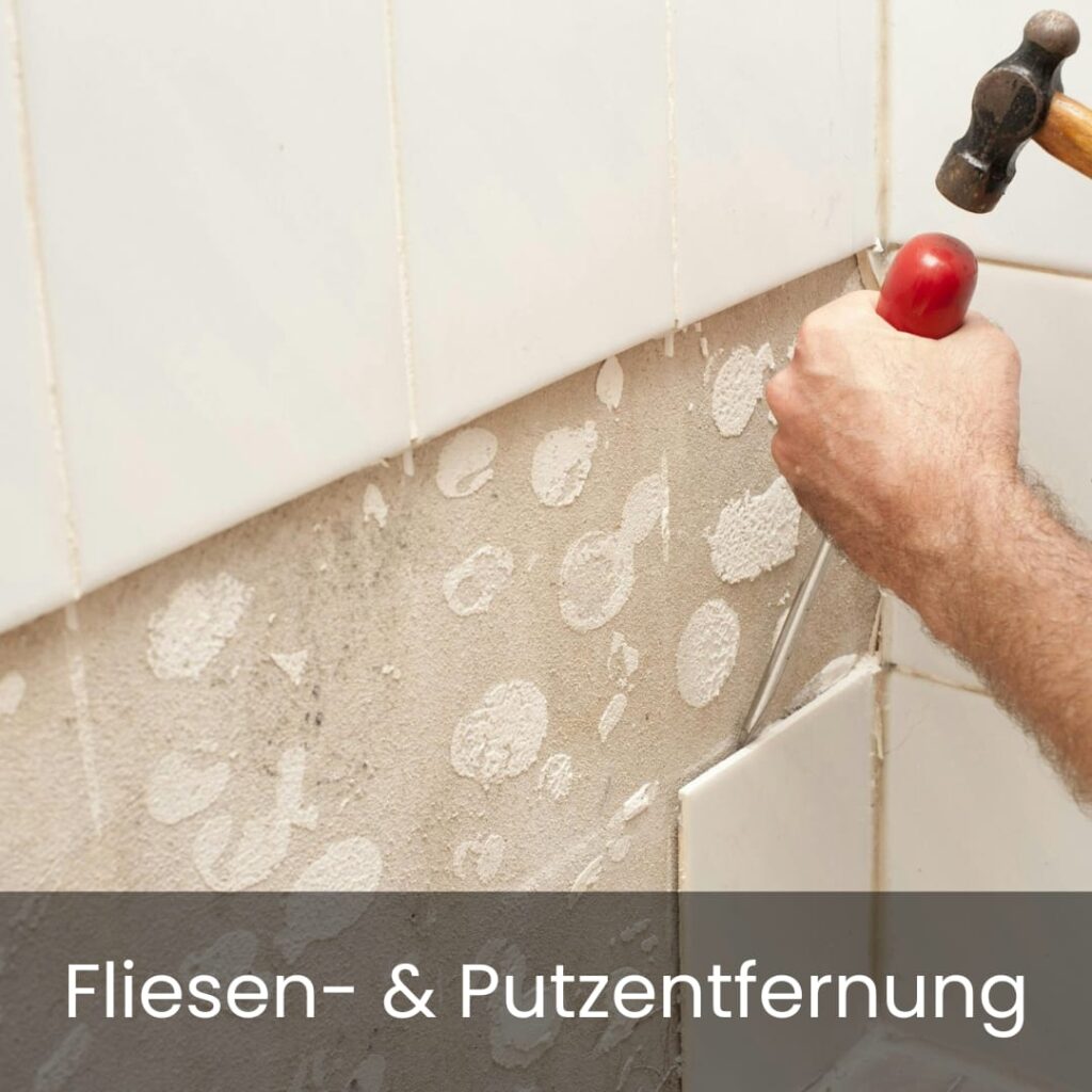 Fliesen und putzentfernung