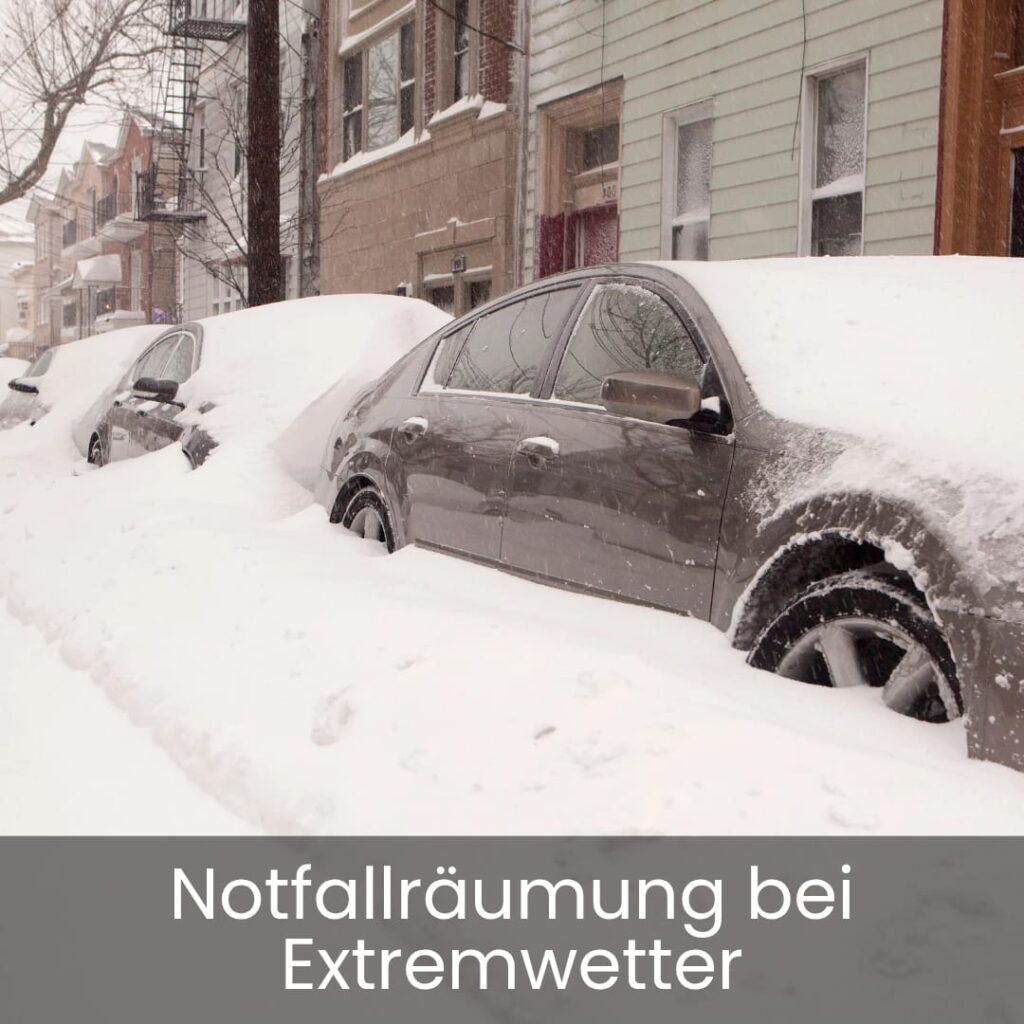 Notfallräumung bei Extremwetter